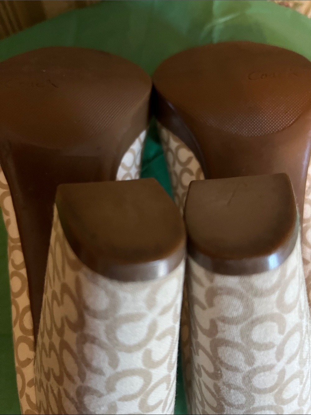 Coach Signature Corey Perp Toe Heels - Picture 5 of 10